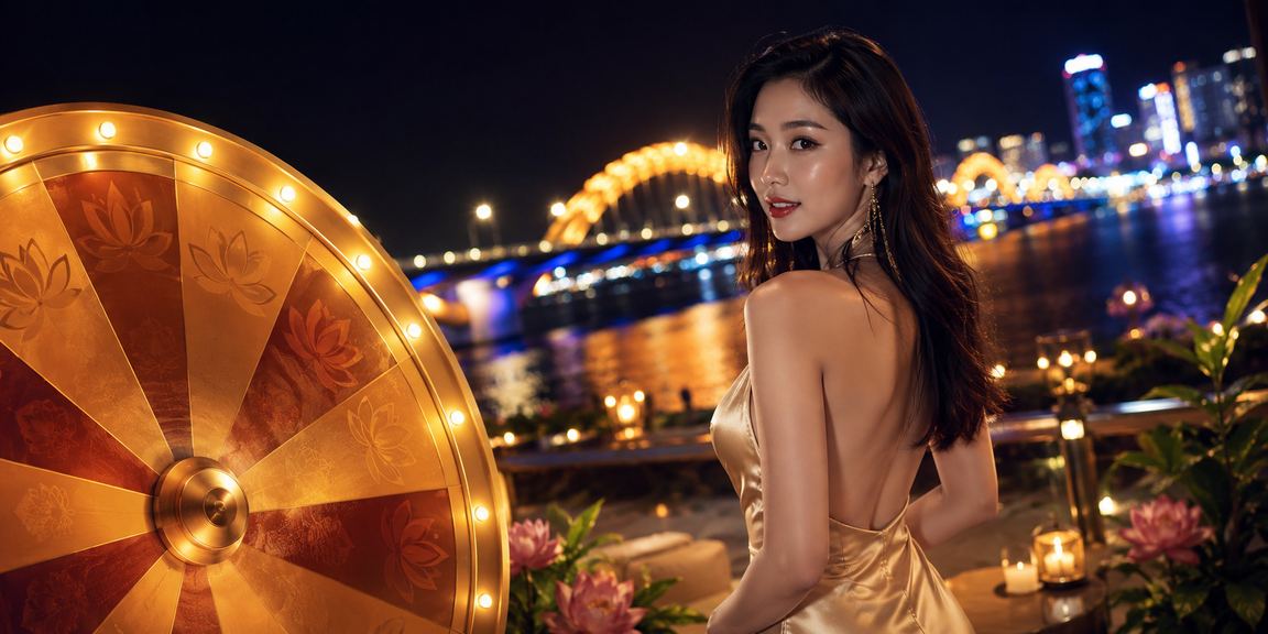 Bãi biển Đà Nẵng với không khí quay thưởng may mắn sôi động