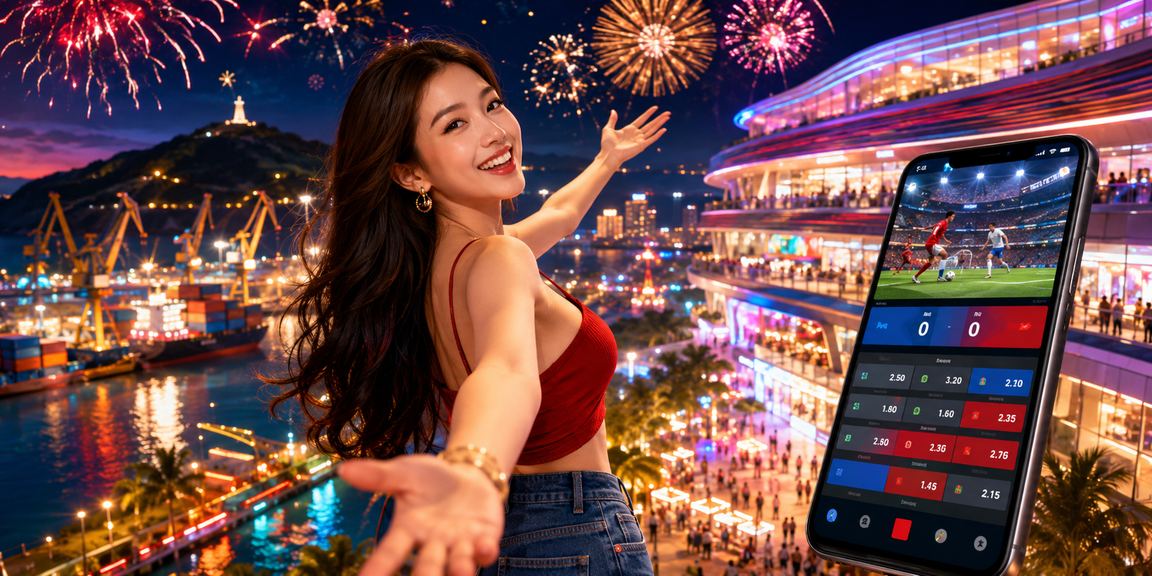 Người chơi casino mobile tại lễ hội biển Vũng Tàu